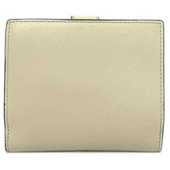 Fendi bi-fold wallet beige gold orange 8M0386 studded leather FENDI mini women's - Picture 2 of 10